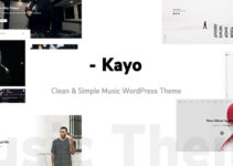 Kayo - Clean and Simple Music WordPress Theme