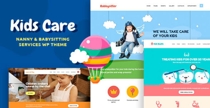 Kids Care | A Multi-Purpose Children WordPress Theme