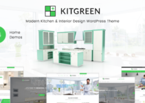 KitGreen - Modern Kitchen & Interior Design WordPress Theme