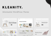Kleanity - Minimalist WordPress Theme / Creative Portfolio