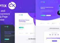 Kryptix - Bitcoin & Cryptocurrency Landing Page Theme