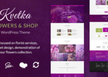 Kvetka - Flowers & Shop WordPress Theme