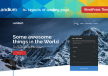 Landium - App & Landing Page WordPress Theme Pack