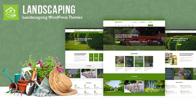 Landscaping - Gardening, Lawn & Landscape WordPress Theme