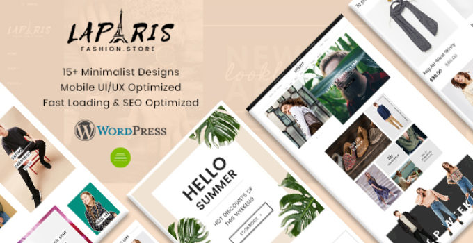 LaParis - Creative Responsive WordPress Theme