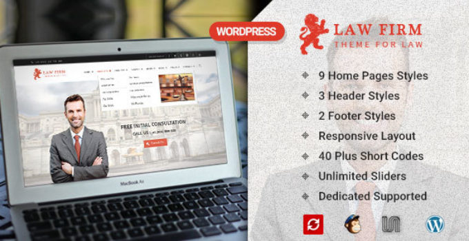 Law Firm and Lawyer - WordPress Theme