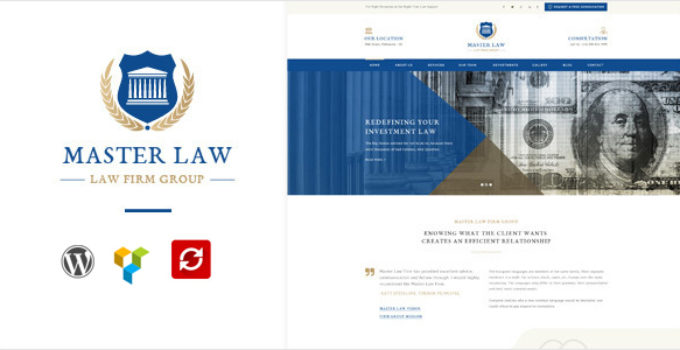 Law Master - Law, Attorney, Legal firm, lawyer WordPress theme