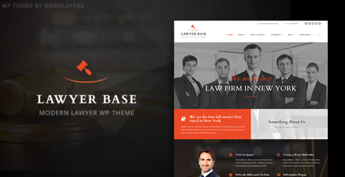 Lawyer Base - Lawyers Attorneys WordPress Theme