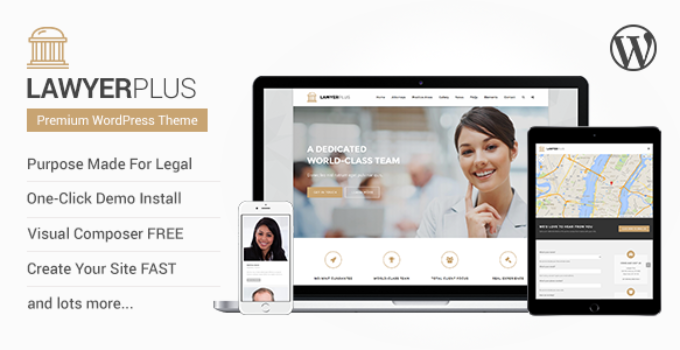 LawyerPlus - Legal Office WordPress Theme
