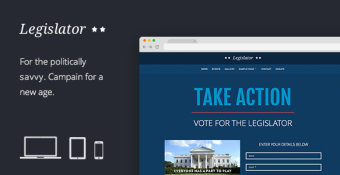 Legislator: Political WordPress Campaign