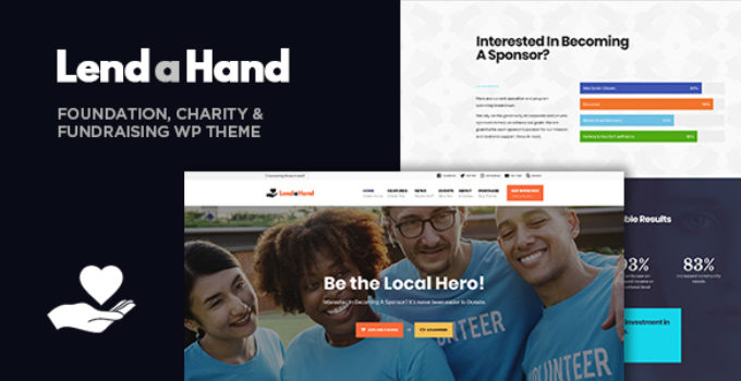 Lend a Hand - Foundation & Charity WordPress Theme