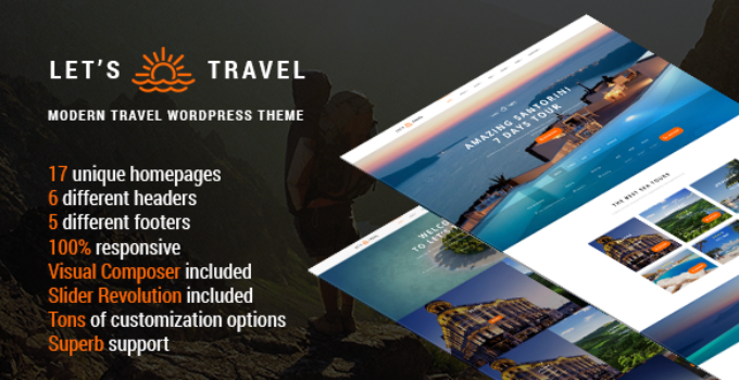 Let's Travel - Responsive Travel Agency WordPress Theme