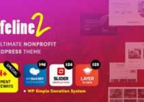 Lifeline 2 - An Ultimate Nonprofit WordPress Theme for Charity, Fundraising and NGO Organizations