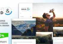 Light & Bold - Speed-Focused WordPress Theme