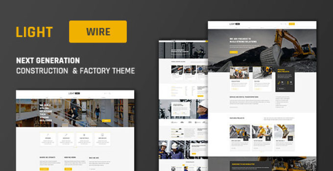 Lightwire - Construction and Industry | The Theme
