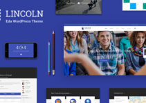 Lincoln - Education Material Design WordPress Theme