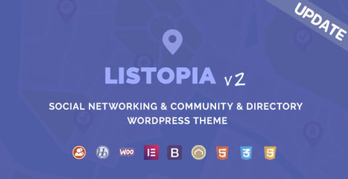 Listopia - Directory, Community WordPress Theme