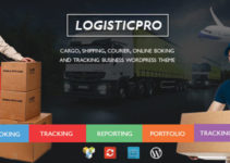 Logistic Pro - Transport - Cargo - Online Tracking - Booking - Portfolio WordPress Theme