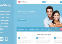 LoveStory - Dating WordPress Theme