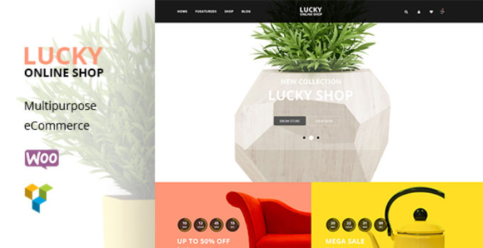 Lucky Shop - Furniture RTL WooCommerce WordPress Theme