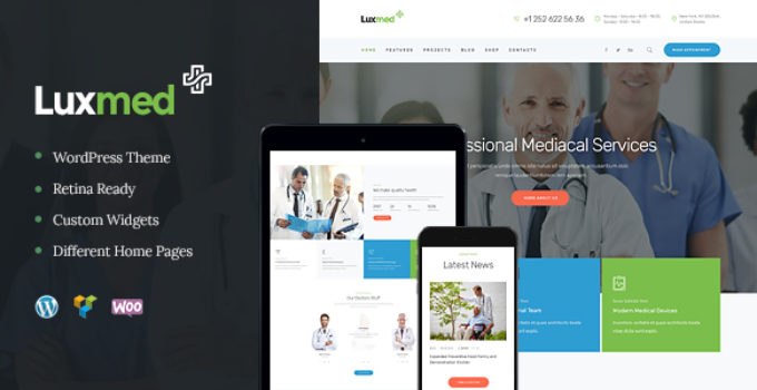 LuxMed | Medicine & Healthcare WordPress Theme