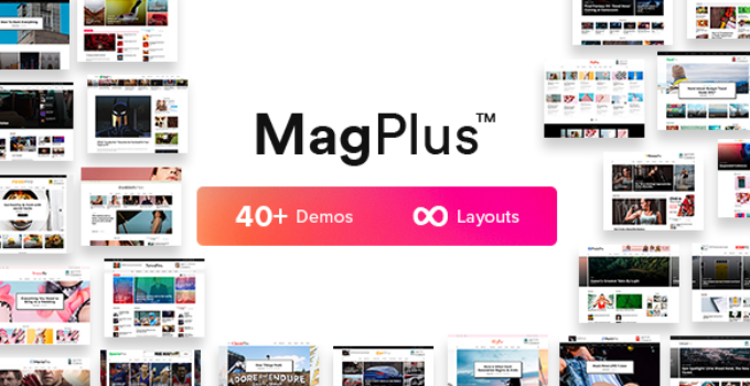 MagPlus - Blog & Magazine WordPress theme for Blog, Magazine
