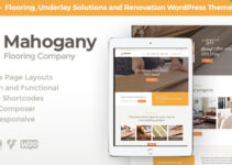 Mahogany | Flooring Company WordPress Theme