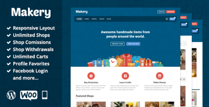 Makery - Marketplace WordPress Theme