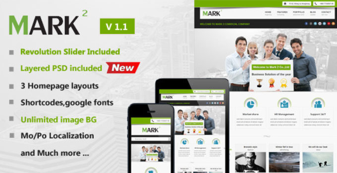 Mark2 Multi-Purpose WordPress Theme