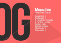 Masculine - Responsive WordPress Theme