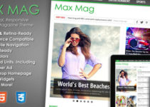 Max Mag - Responsive Wordpress Magazine Theme