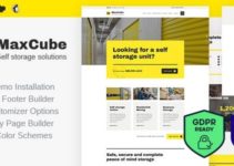 MaxCube | Self Storage Business WordPress Theme