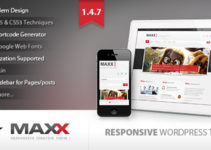 Maxx - Responsive Creative Wordpress Theme