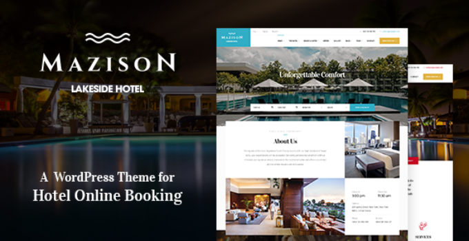 Mazison - Hotel & Resort Booking WordPress Theme