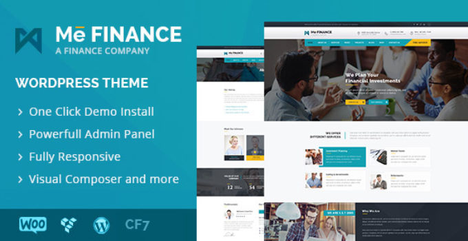 Me Finance - Business and Finance WordPress Theme