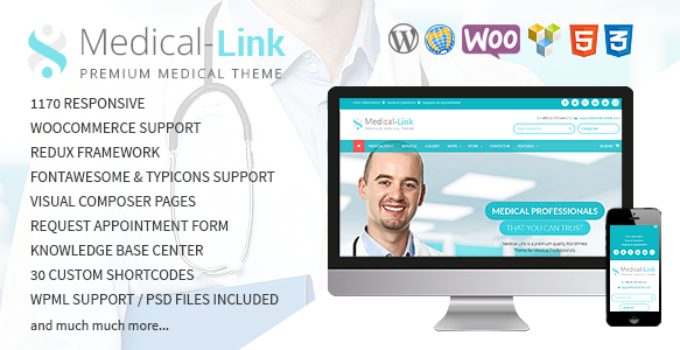 Medical-Link - Responsive Medical WordPress Theme