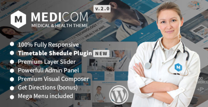 Medicom - Medical & Health WordPress Theme
