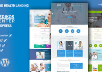 MediKos Center - Medical and Health WordPress Landing Theme