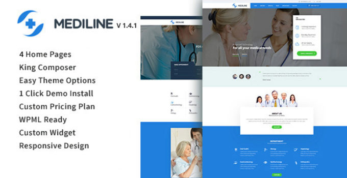 Mediline - Medical & Health WordPress Theme