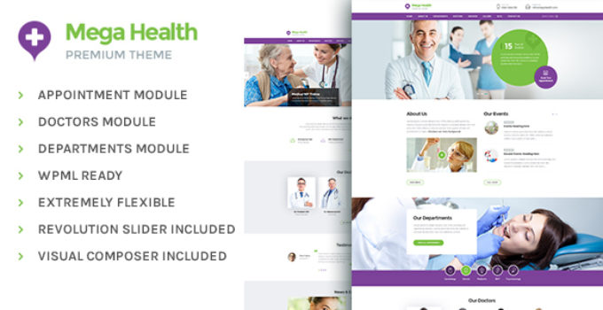Mega Health - Medical WordPress Theme For Health Care Center