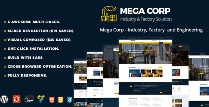 MegaCorp - Industrial Industry & Factory
