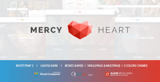 Mercy Heart - Modern Charity WordPress Theme