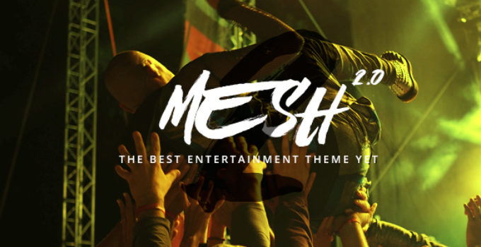 MESH | Music, Band, Musician, Event, Club Theme