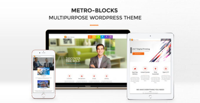 Metro-Blocks - Multi-Business WordPress theme