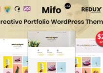 Mifo - Creative Minimal Portfolio WordPress Theme