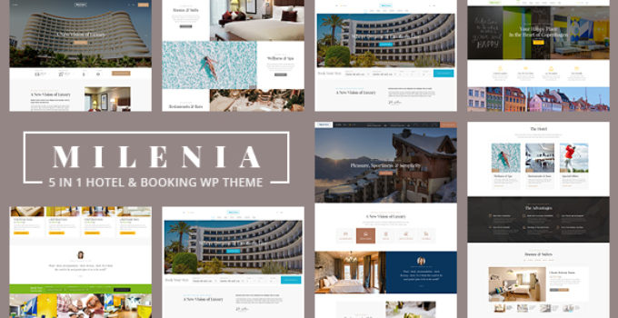 Milenia - Hotel & Booking WordPress Theme