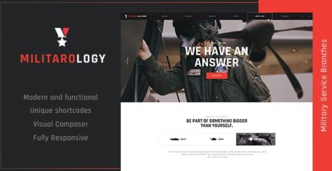 Militarology | Military Service WordPress Theme