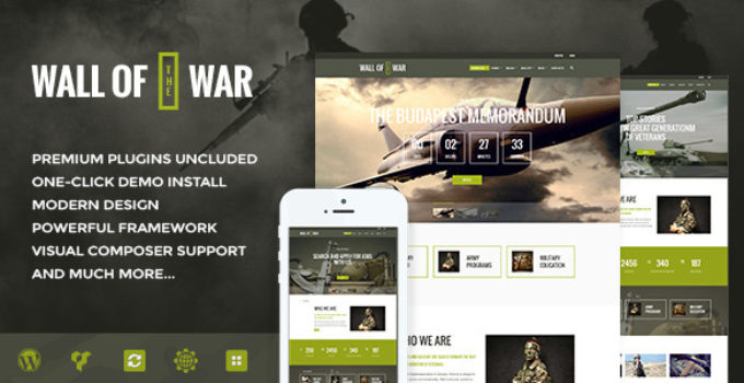 Military Service & Veterans WordPress Theme