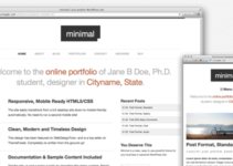 Minimal WordPress Portfolio