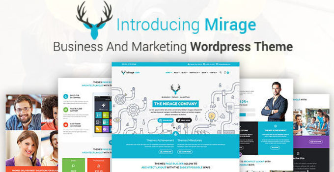 MIRAGE - Business And Marketing WordPress Theme